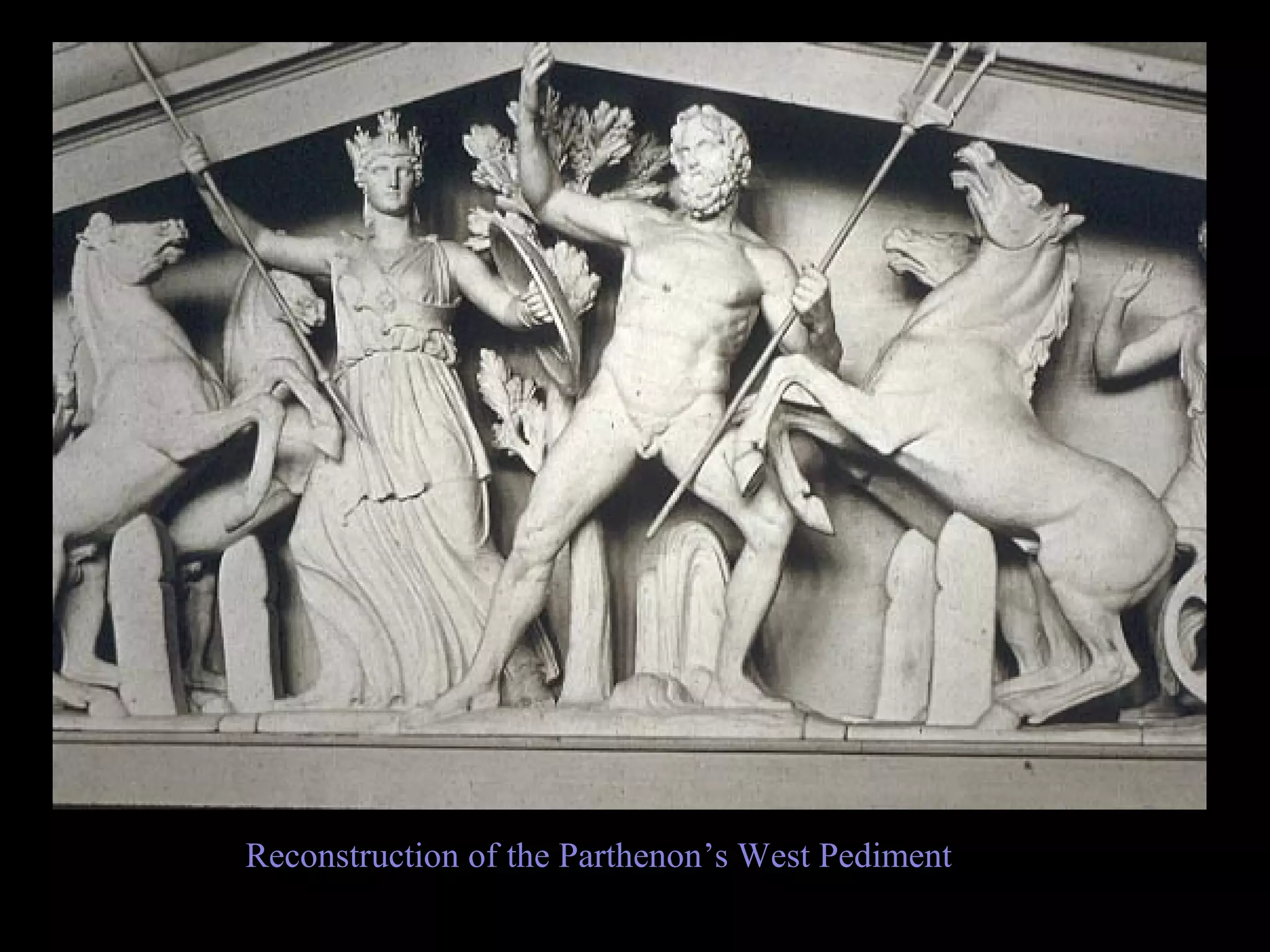 Reconstruction of the Parthenon’s West Pediment
 