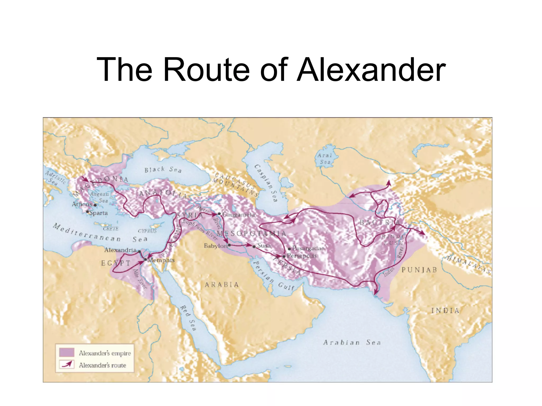 The Route of Alexander