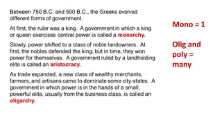 Mono = 1 
Olig and 
poly = 
many 
 