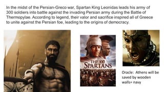 Oracle: Athens will be 
saved by wooden 
walls= navy 
 