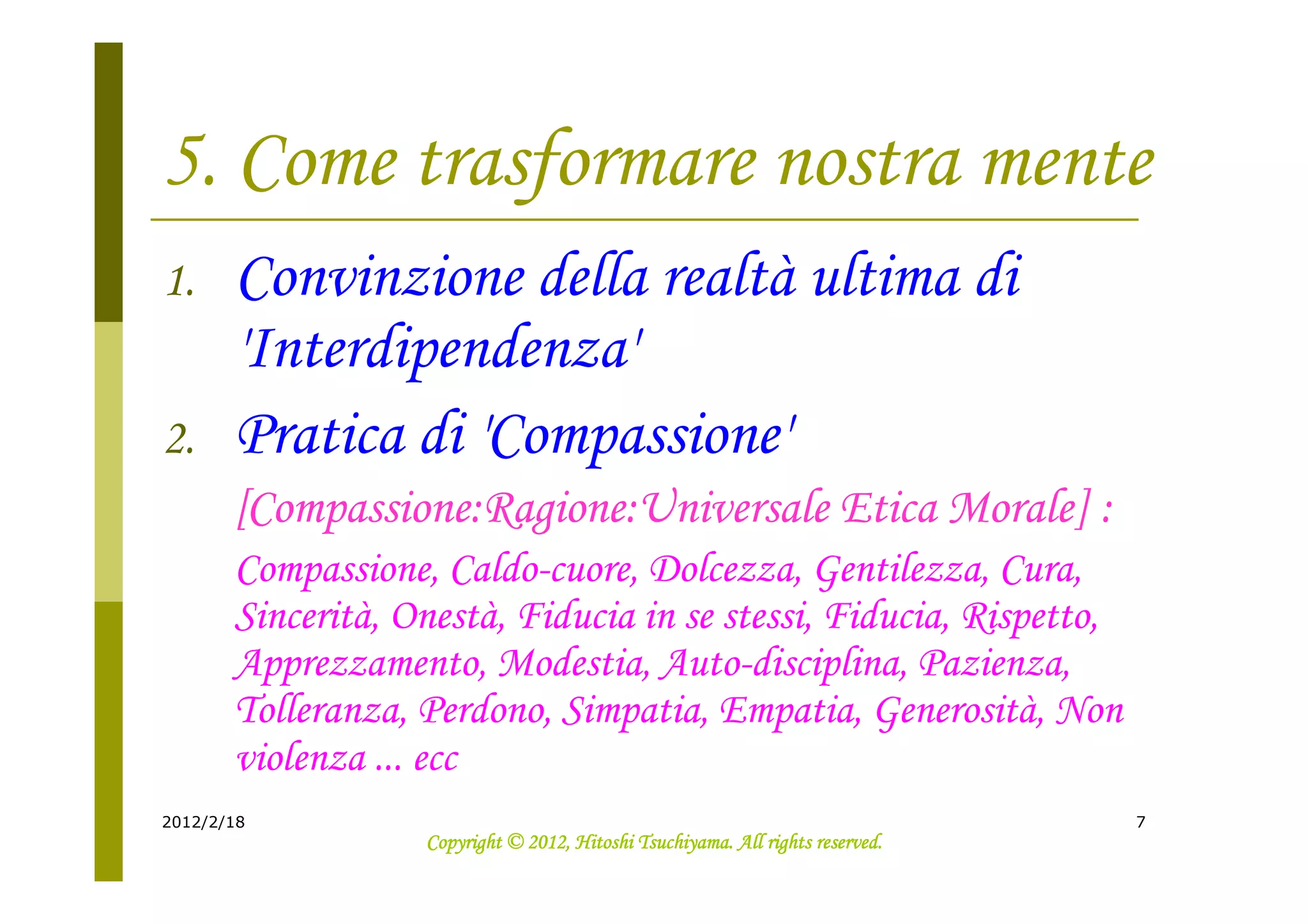 Cupidigia di Controllo (Italian) | PPT