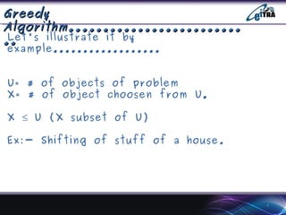 Greedy Algoritham | PPT