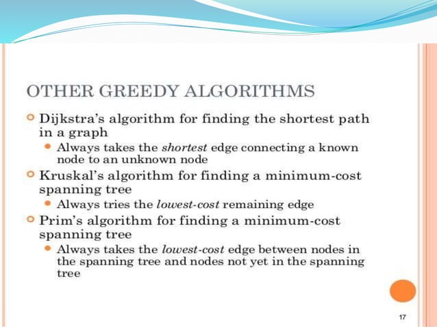 Greedy algorithm | PPT