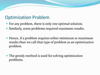 Greedy algorithm | PPT
