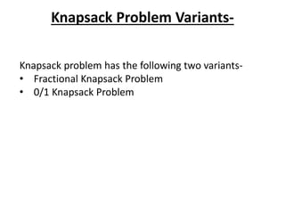 Greedy algorithms | PPTX