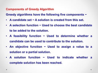 Greedy method | PPTX