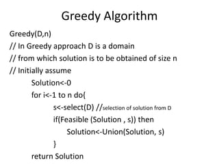 Greedy method class 11 | PPT