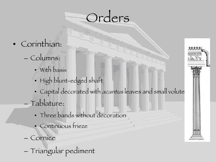 The Bulging Of The Column Shaft Is Called Greek Architecture