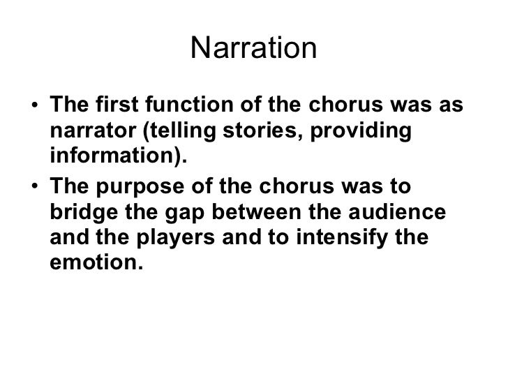 Greek Theatre And The Chorus