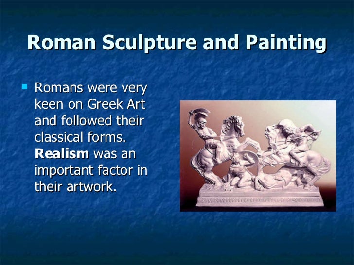 Greek and roman art history
