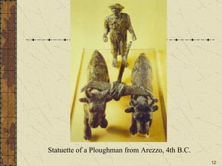 Statuette of a Ploughman from Arezzo, 4th B.C. 