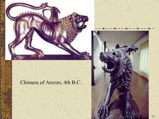 Chimera of Arezzo, 4th B.C. 