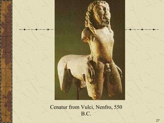 Cenatur from Vulci, Nenfro, 550 B.C. 