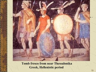 Tomb fresco from near Thessalonika Greek, Hellenistic period  