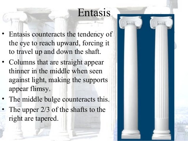 The Bulging Of The Column Shaft Is Called Greek architecture