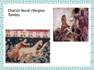 Chariot Mural (Vergina
Tombs)
 