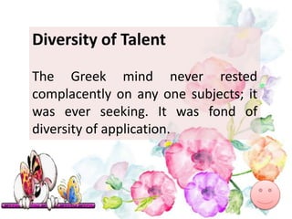 Greek art and literature