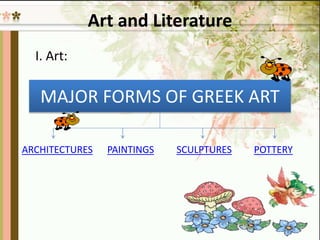 Greek art and literature