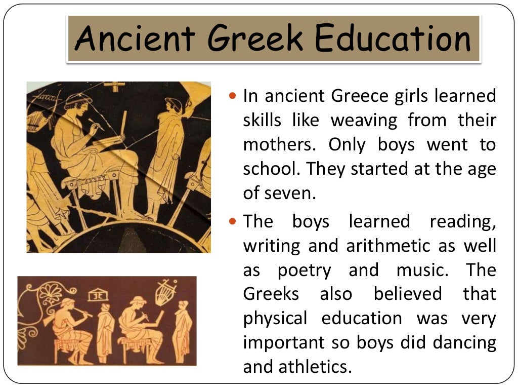 education in ancient greece