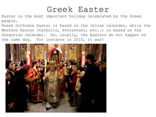 Greek independence day and Greek Easter | PPTX