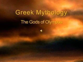 Greek Mythology The Gods of Olympus 