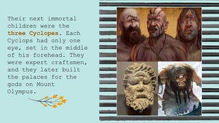 GREEK MYTHOLOGY; The Creation | PPTX