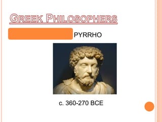 PYRRHO
c. 360-270 BCE
 