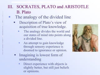 Plato Line Greek Philosophy.ppt