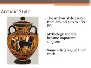 Greek pottery | PPTX