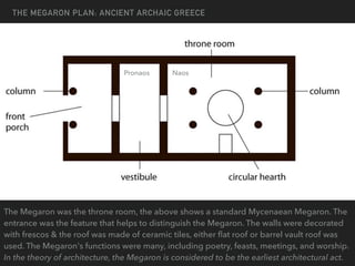 Megaron Structure Greek Architecture & Styles | PDF