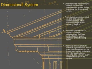 Greek Engineering. Levels Greek Temple Construction Systems | PDF