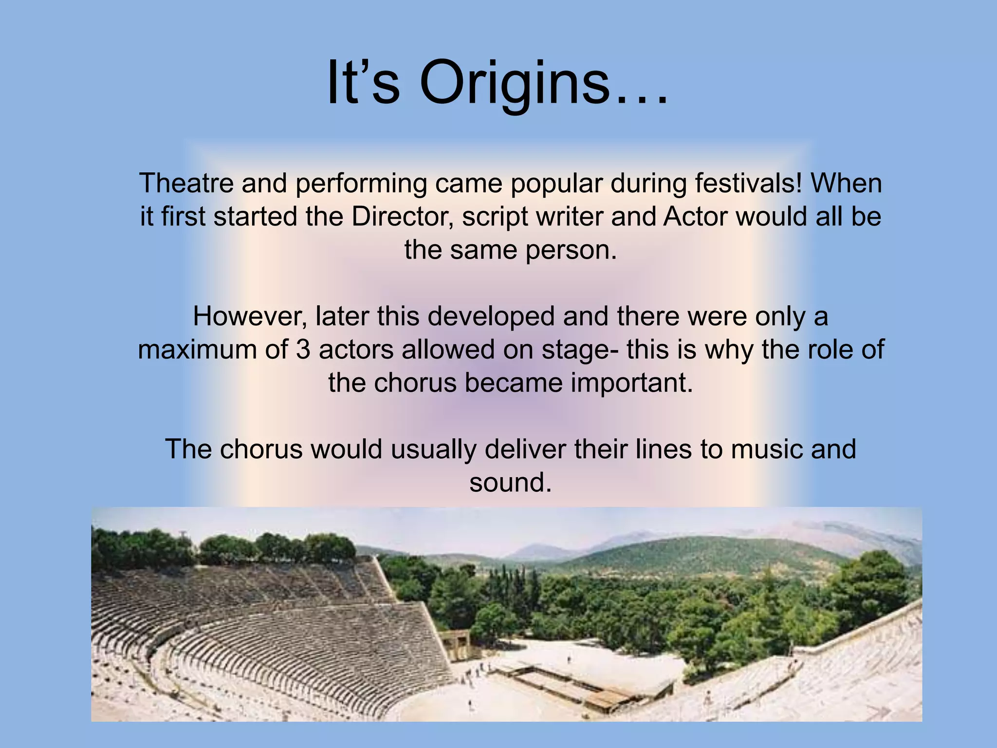 Greek theatre