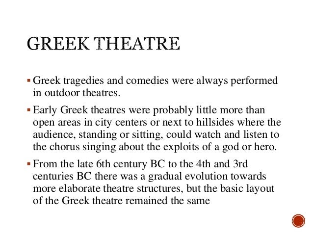 Greek Theatre Presentation