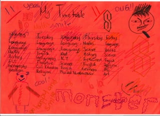 Task 3 - School subjects & timetables (Greece)