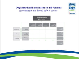   Organizational and institutional reforms government and broad public sector 