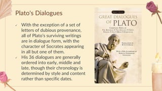Greek Western Perspective Life Works Of Plato Pptx