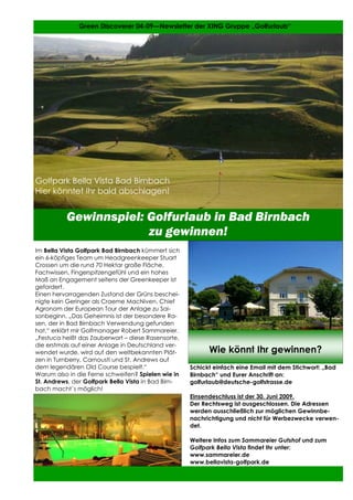 Green Discoverer June 2009