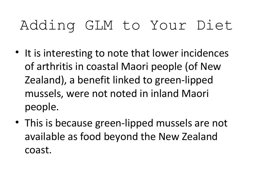 GreenLipped Mussels Health Benefits