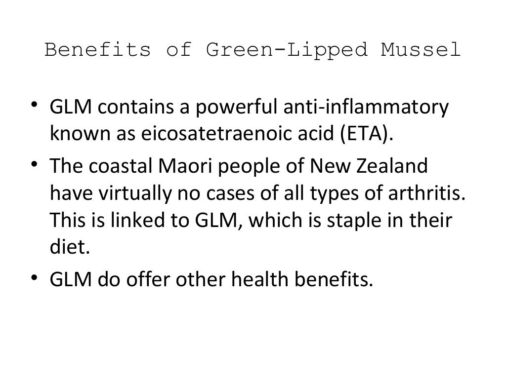 GreenLipped Mussels Health Benefits