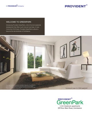 Ready to Move in Flats for Sale in Coimbatore | Provident Green Park