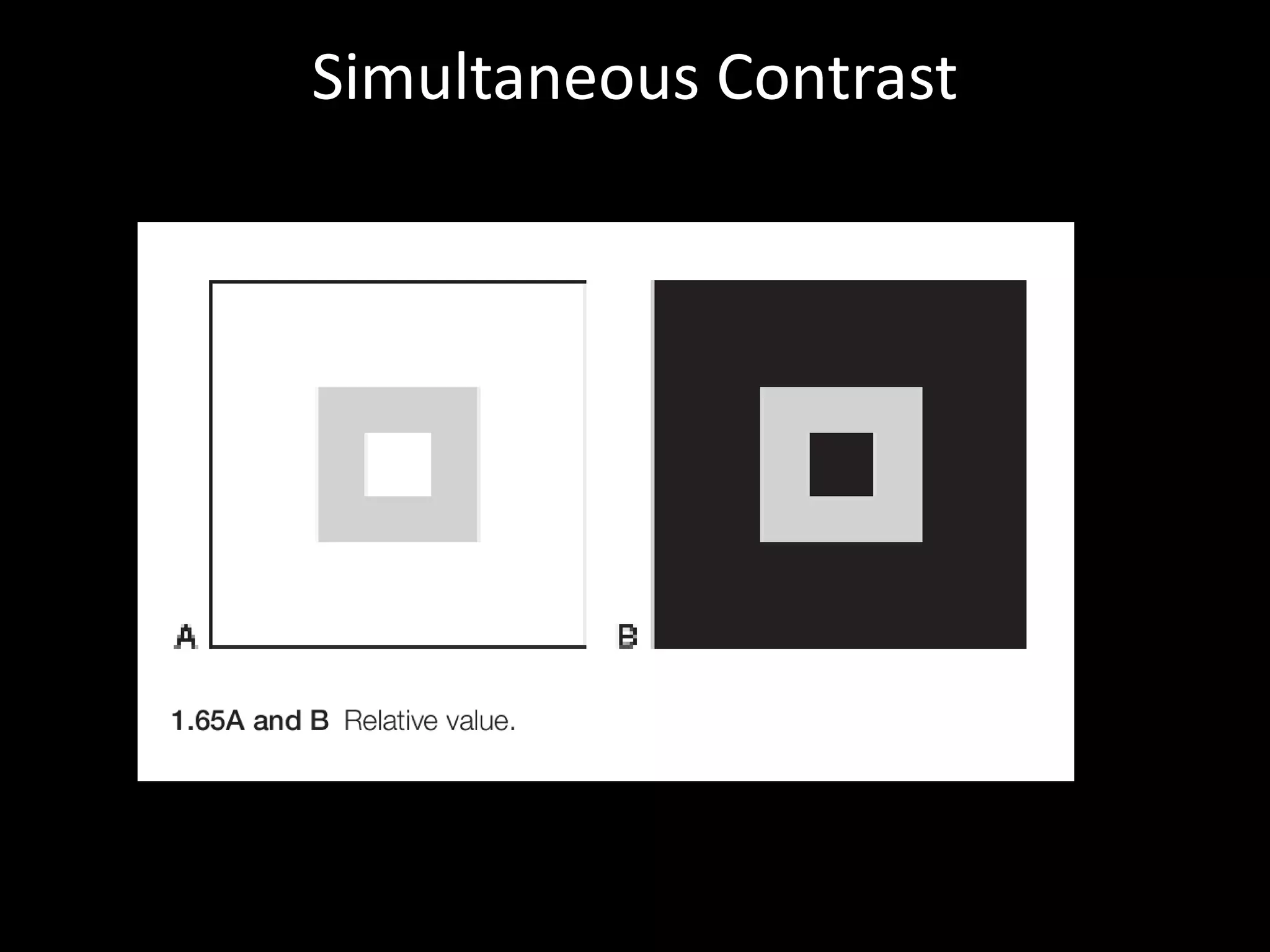 Simultaneous Contrast
 