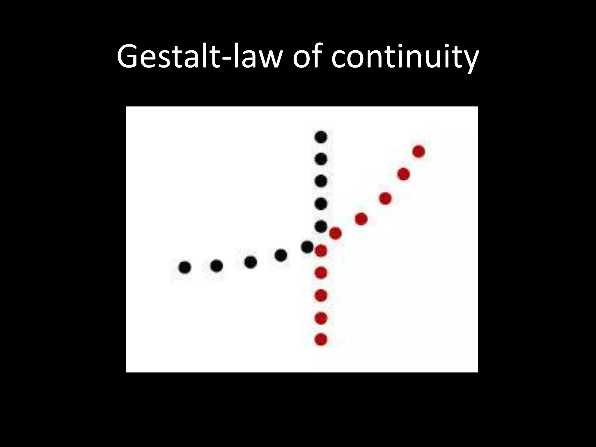 Gestalt-law of continuity
 