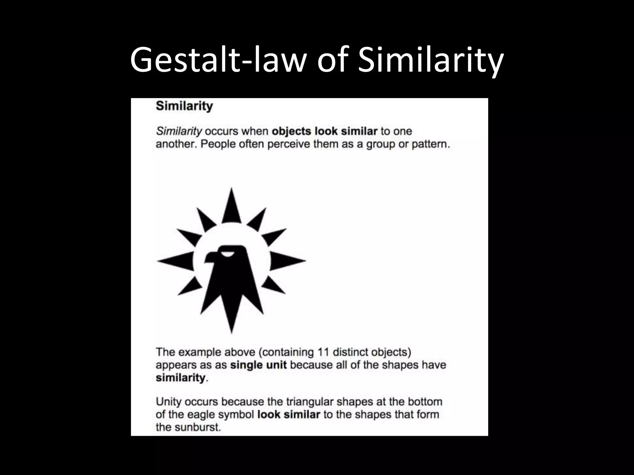 Gestalt-law of Similarity
 