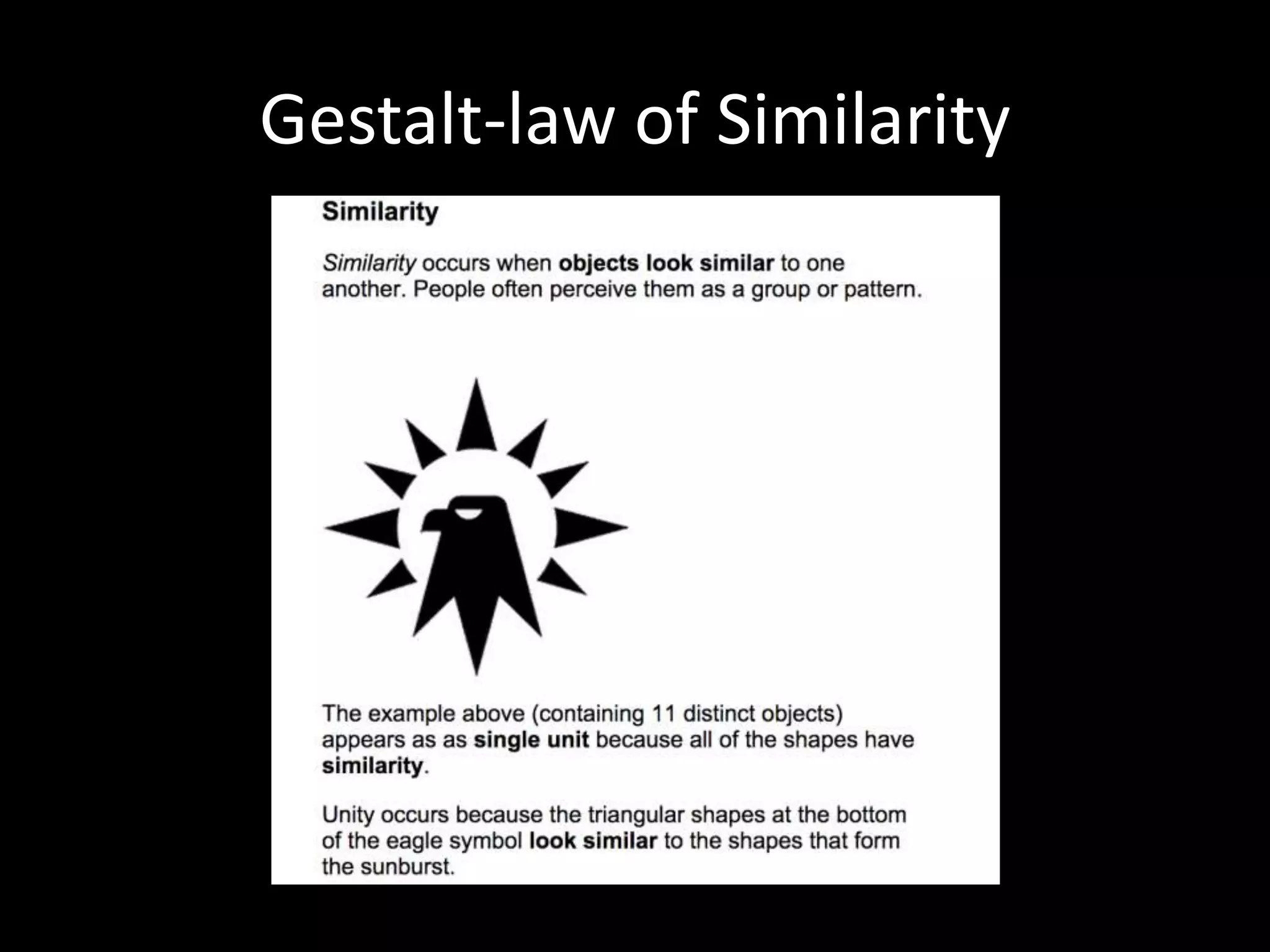 Gestalt-law of Similarity
 