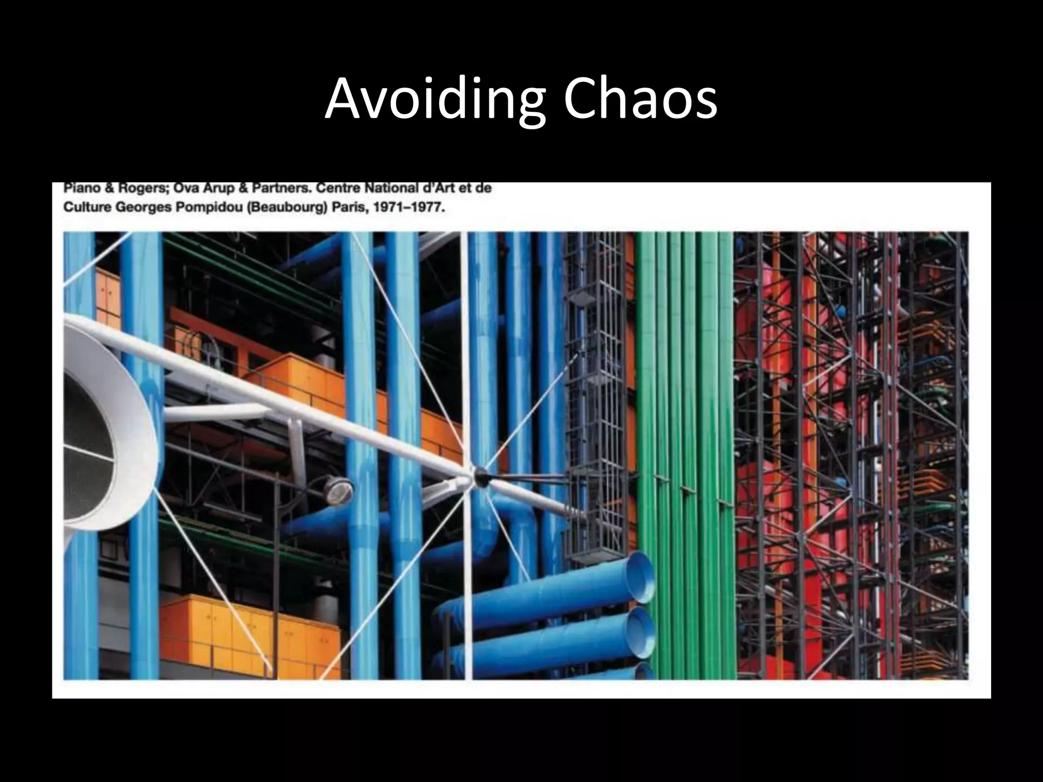 Avoiding Chaos
 