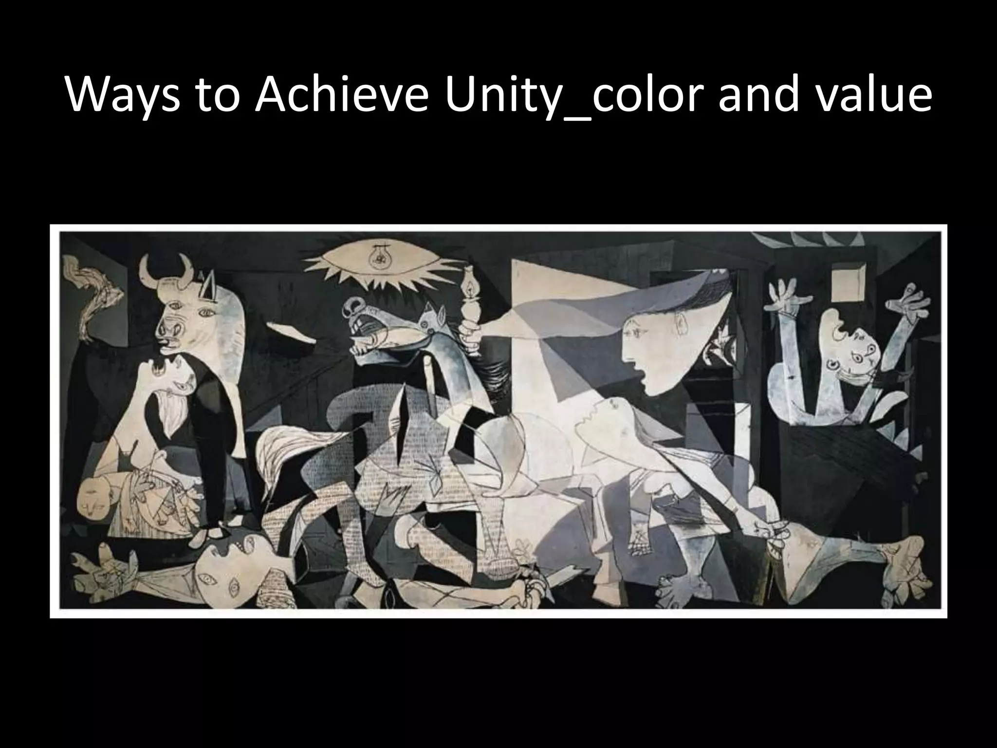 Ways to Achieve Unity_color and value
 