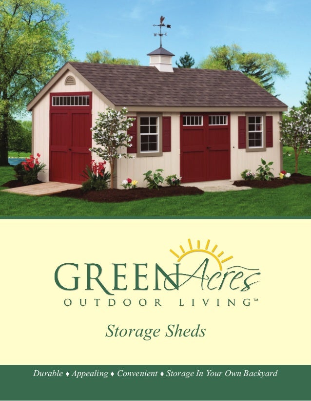 Green Acres Shed Catalog