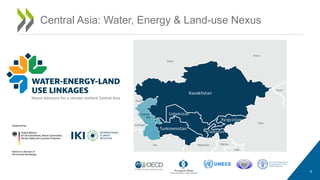 Central Asia: Water, Energy & Land-use Nexus
8
 