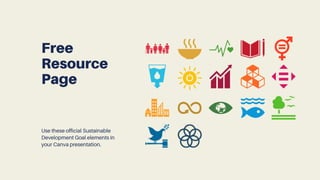 Green and Blue Geometric Business Progress Report Sustainable ...