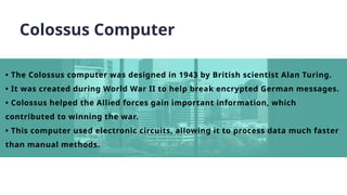 Comprehensive History of Early Computers and Their Impact on Technology ...